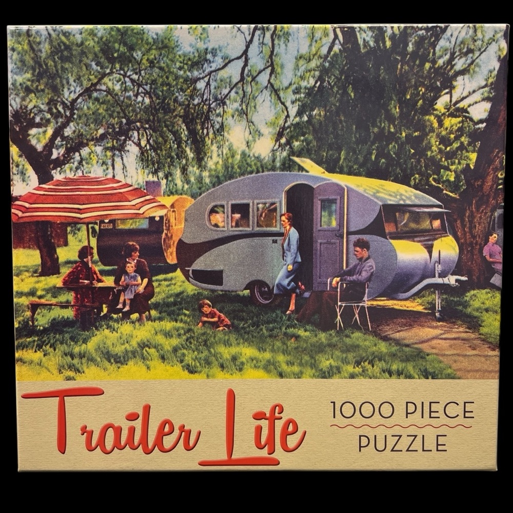 PUZZLE New Gibbs Smith 1000 piece Trailer Life Puzzle new in sealed box